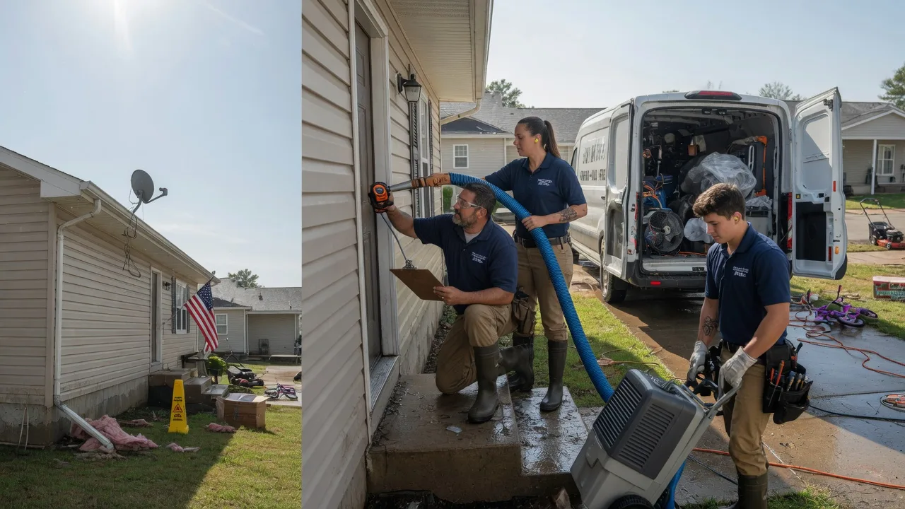 Ceiling Water Damage Restoration in New Point, IN near me